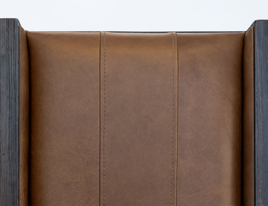 Balam - Leather Upholstered Chair (Set of 2) - Brown