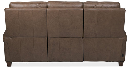 MS - Julian Zero Gravity Power Sofa with Power Headrest - Dark Brown