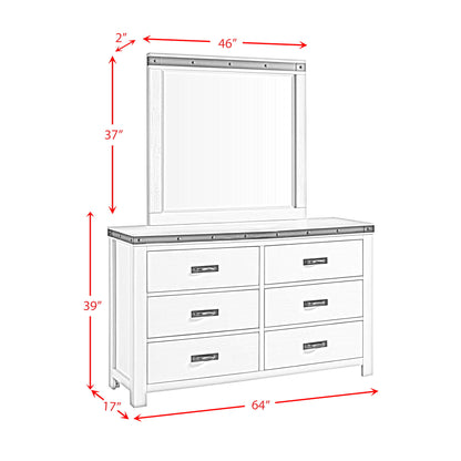 Wade - Youth 6-Drawer Dresser