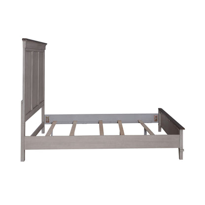 Ivy Hollow - Panel Bed Rails - Weathered Linen / Dusty Taupe