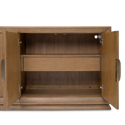 Portrait - Sideboard With LED Lights - Sienna Brown