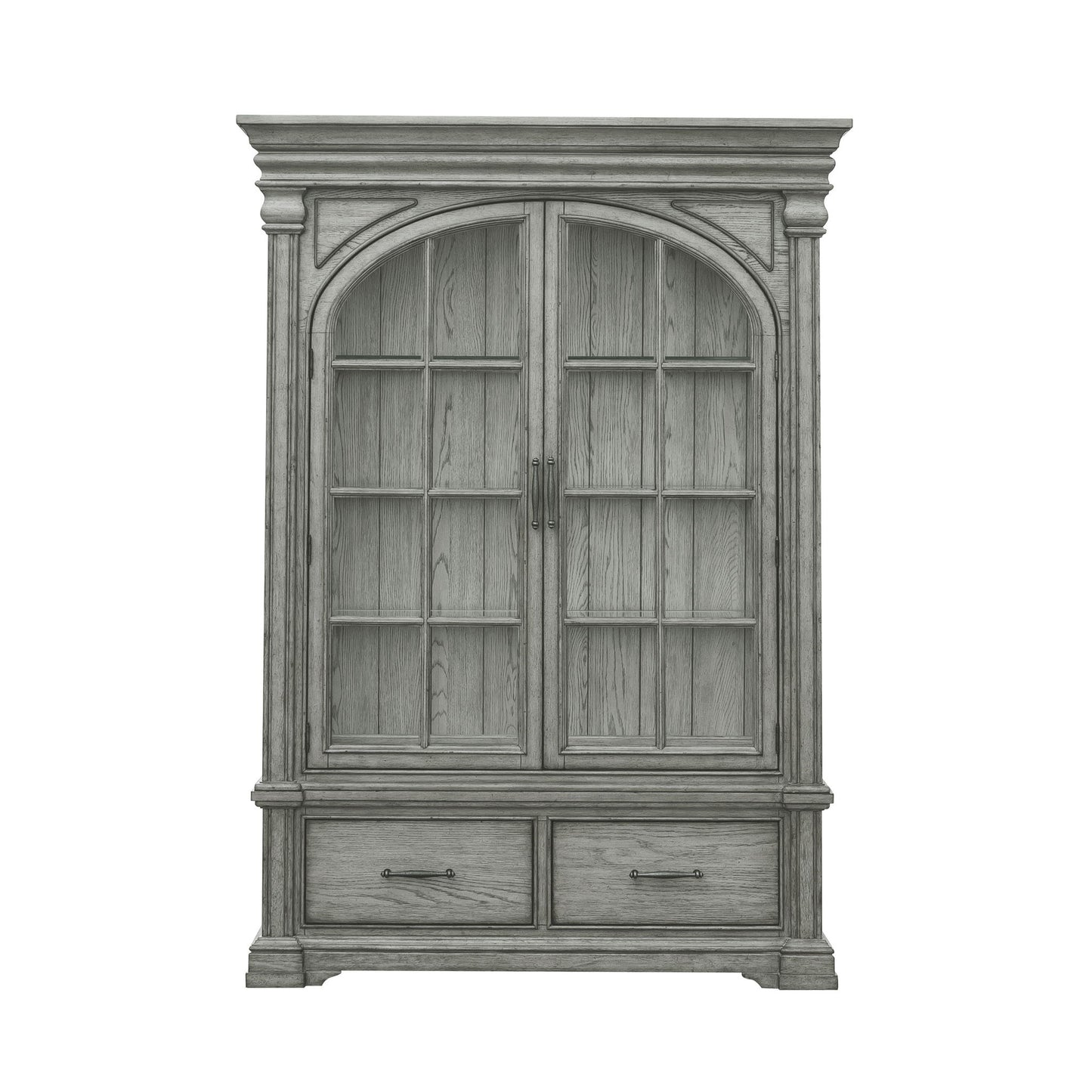 Madison Ridge - China Cabinet - Light Oak