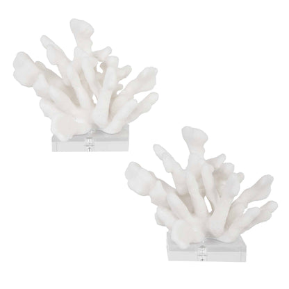 Charbel - Bookends (Set of 2) - White