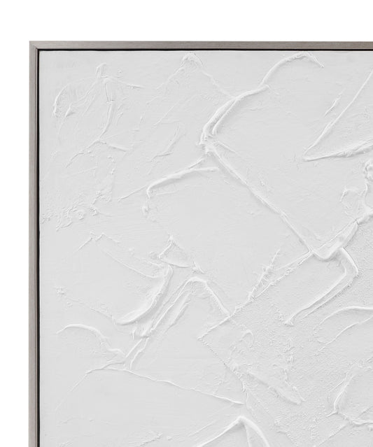 Paradisio Framed Canvas - White