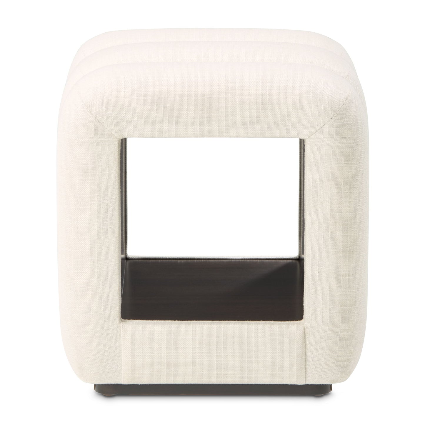 Belmont Place - Vanity Bench - Cream / Espresso