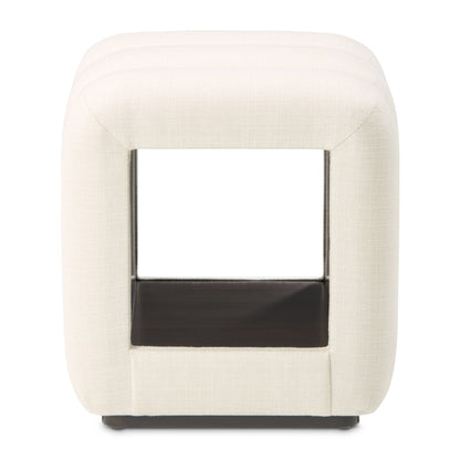 Belmont Place - Vanity Bench - Cream / Espresso