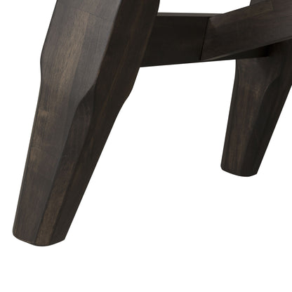 Double Bridge - Gathering Table Base - Dark Chestnut