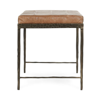 Malo - 28" Leather Bench