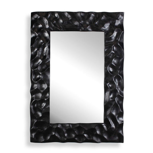 Malosi - Carved Mirror - Black