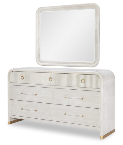 Miramar - Rectangular Mirror - Oyster