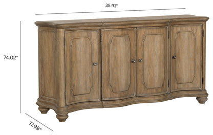 Weston Hills - 4 Door Buffet - Flax Seed