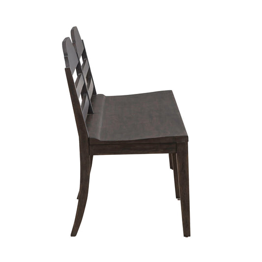 Paradise Valley - Ladder Back Bench (RTA) - Saddle Brown