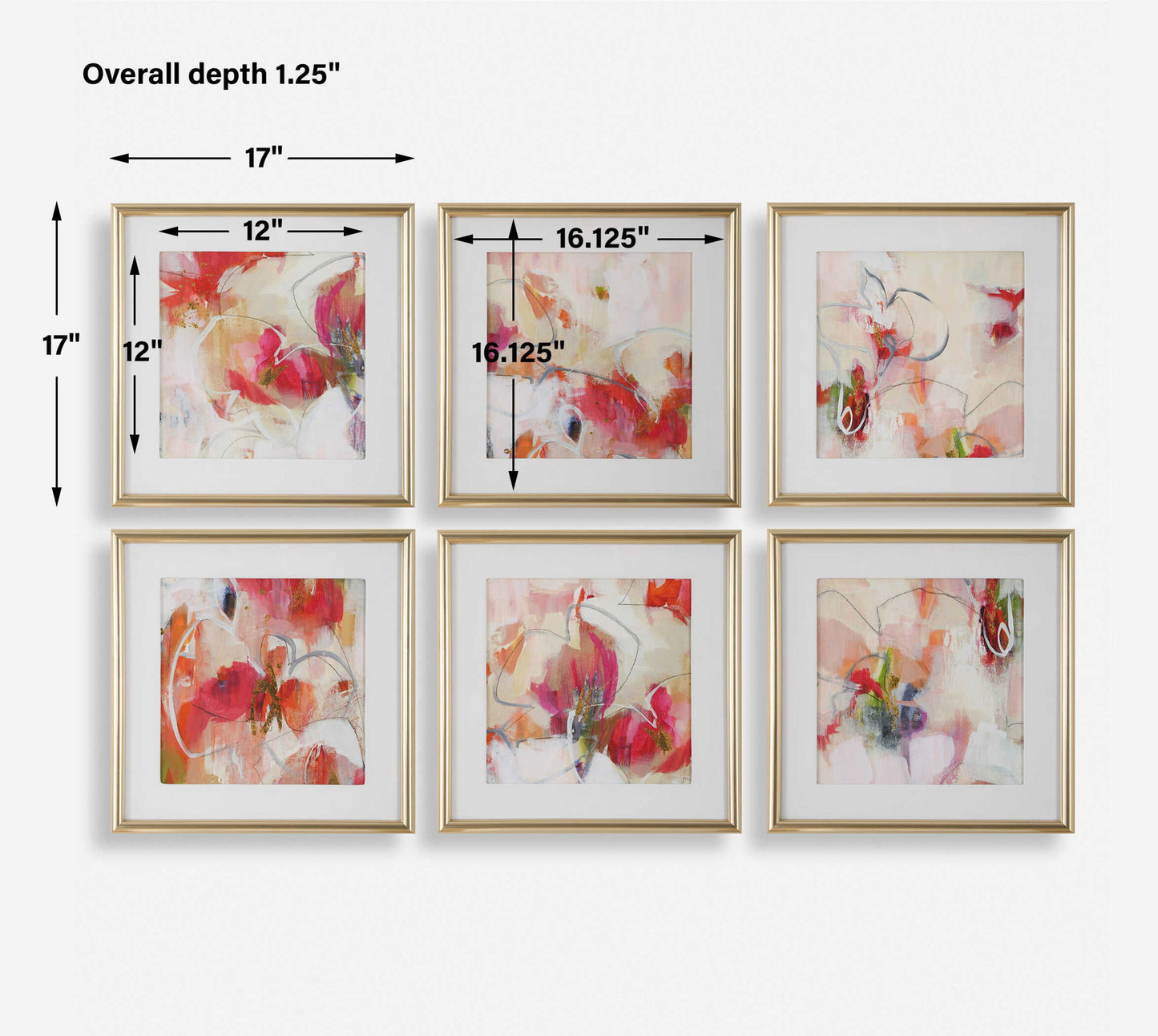 Fresh Start - Abstract Prints (Set of 6)