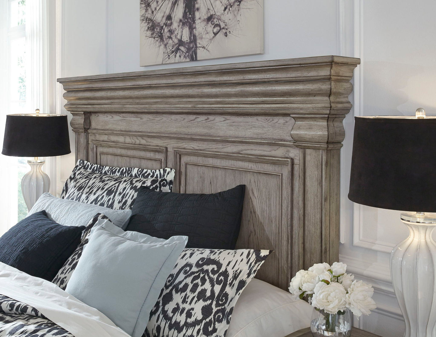 Madison Ridge - Panel Bed - Heritage Taupe