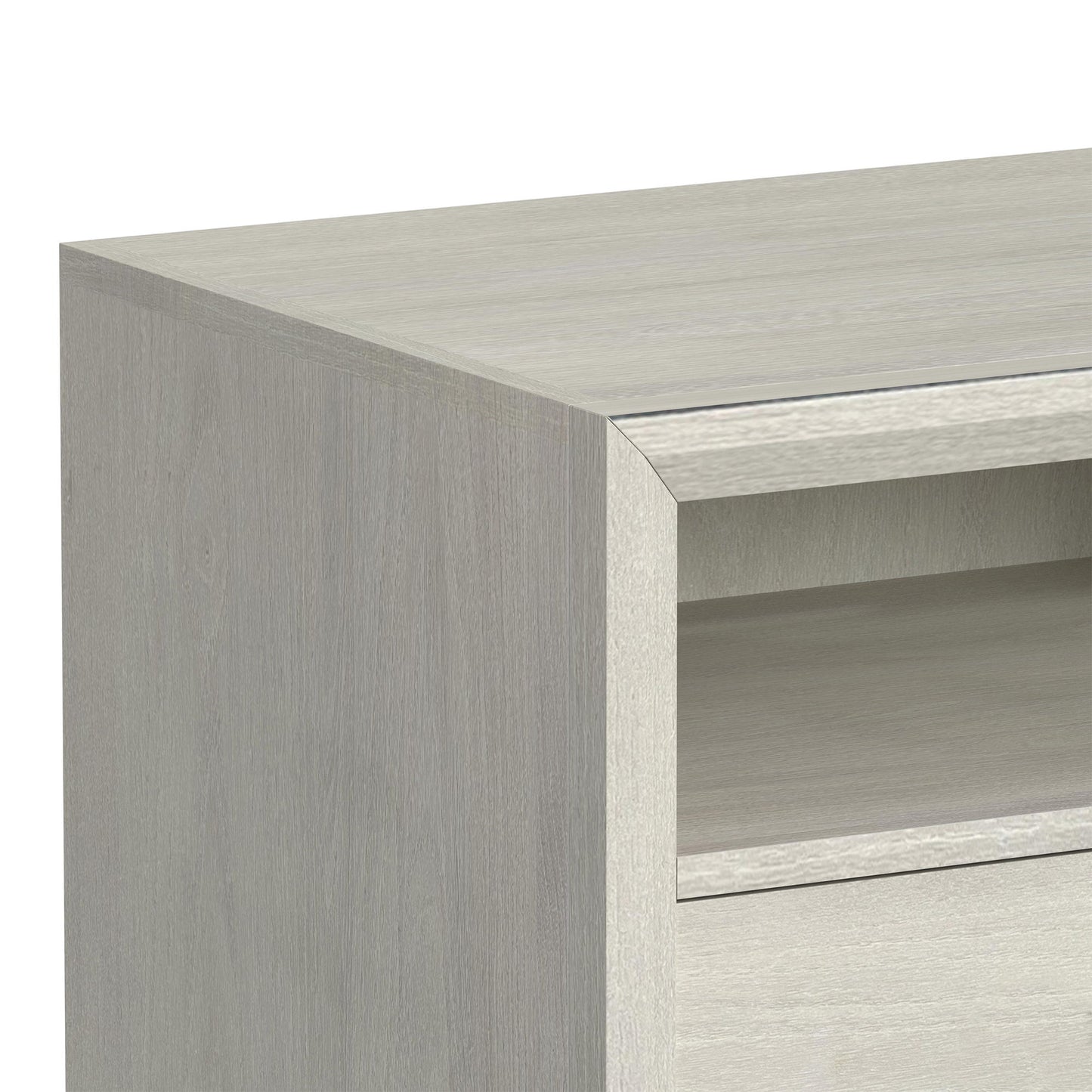 Westland - 4 Piece Entertainment Unit With 71" TV Console - Almond