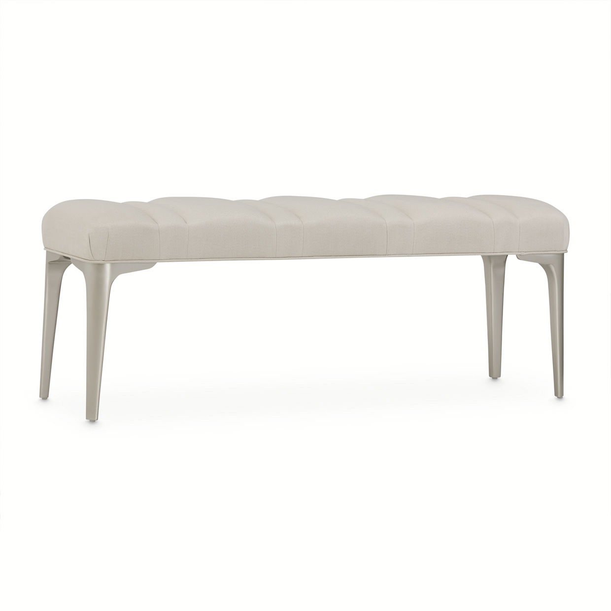 Penthouse - Bed Bench - Frosted Linen / Ash Gray