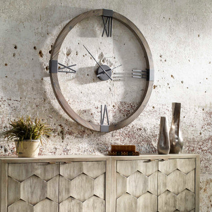 Marcelo - Modern Wall Clock - Light Brown