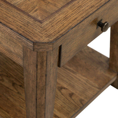Carolina Park - End Table - Amber Brown