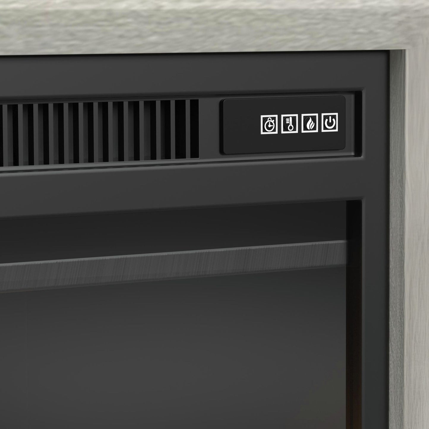 Westland - 4 Piece Entertainment Unit With 82" TV Console - Almond