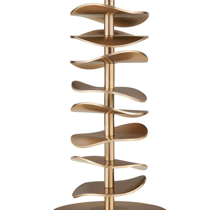 Akoa - Metal Disc Table Lamp - Brass,Gold