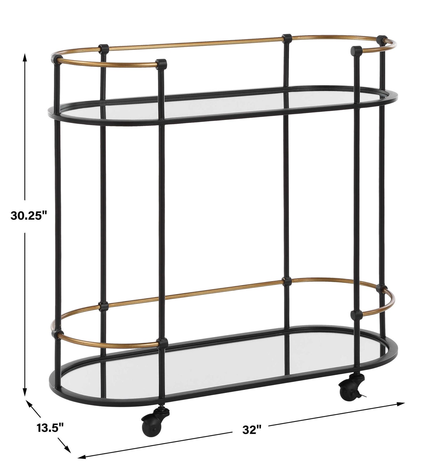 Andre - Iron Bar Cart