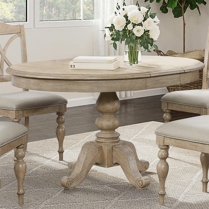Summer House - Round Pedestal Table Top - Sand Dune