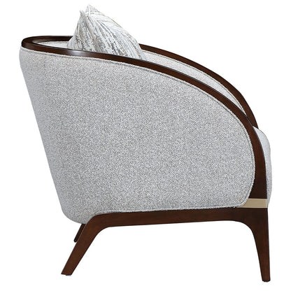 Houston - Matching Chair - Pebble / Walnut