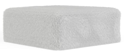 Bankside - Fabric Cocktail Ottoman - Gray