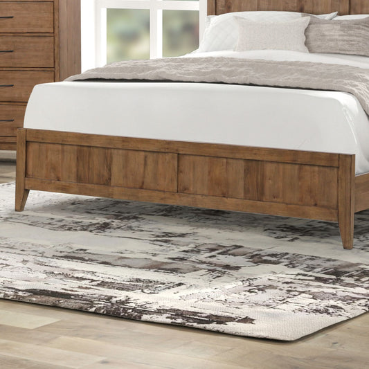 Shaker Lakes - Queen Panel Footboard - Harvest Brown