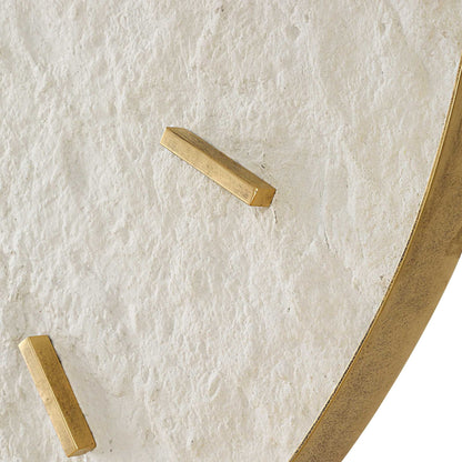 Stone Serenity - Wall Clock - Light Brown