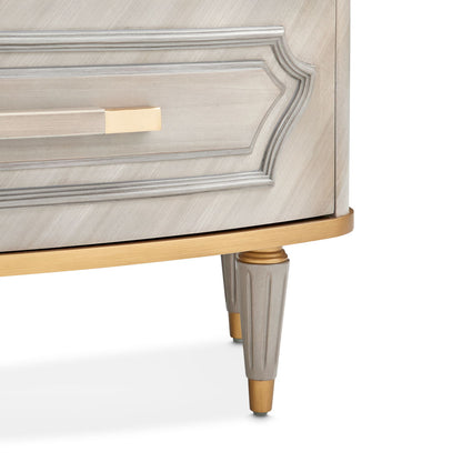 St. Charles - Display Cabinet - Dove Gray