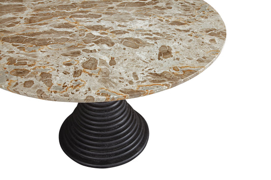 Strata - Round Dining Table - Black