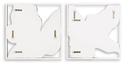 Landley - Wall Decor Set (Set of 2) - Brown / White