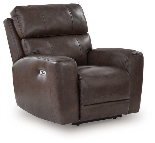 Crossplex - Power Recliner / Adjustable Headrest - Smoke