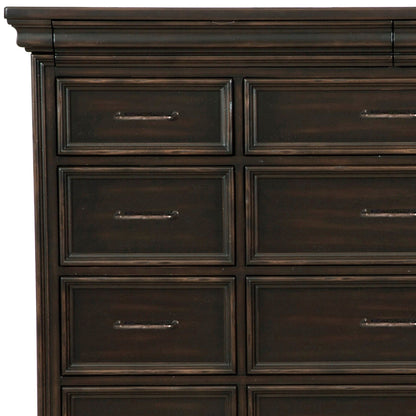 Caldwell - 17 Drawer Master Chest - Smoked Molasses