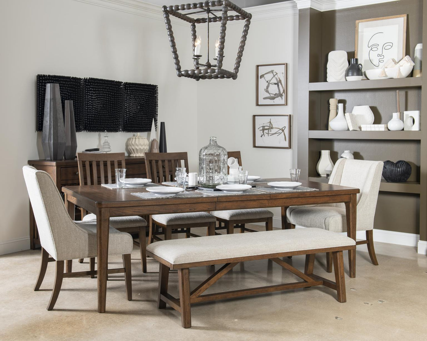Langley - Slat Back Side Chair (Set of 2) - Tawny Brown