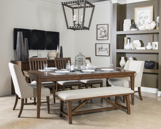 Langley - Slat Back Side Chair (Set of 2) - Tawny Brown