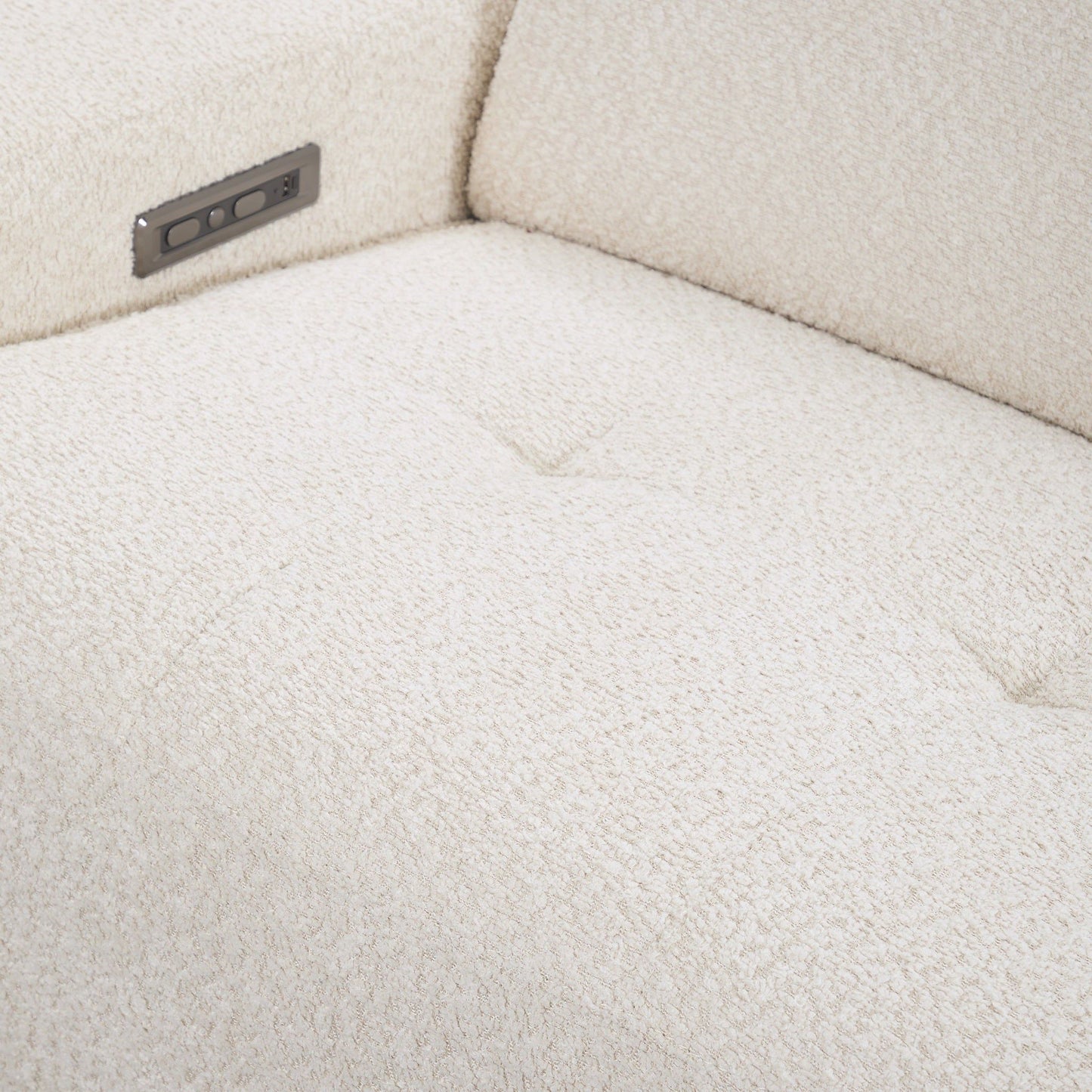 Darrow - Upholstered Power Recliner Sofa - Ivory