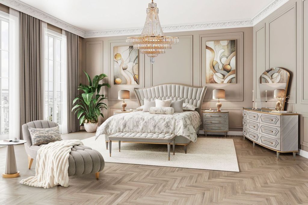 St. Charles - Bench - Dove Gray