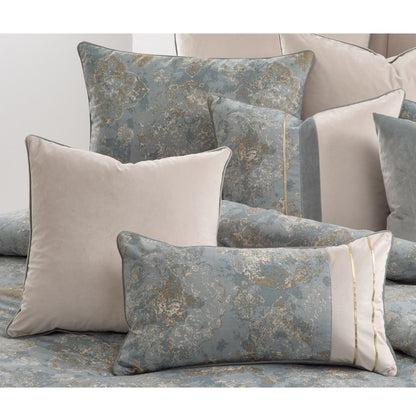 Debonair - 9-Piece Queen Comforter Set - Mist