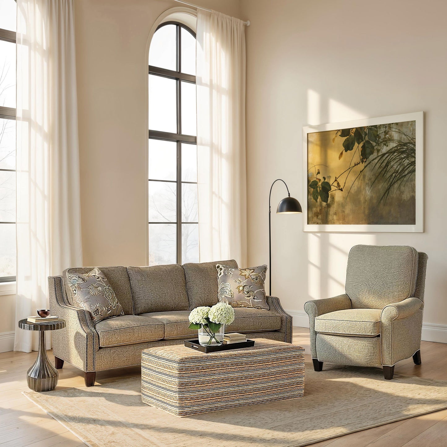 Commerce And Market - Ferrous Accent Table - Bronze