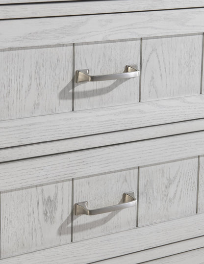 Preston - Five Drawer Chest - Bleached Linen
