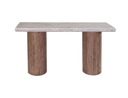 Sahara - Sofa Table - Light Cream / Brown Caramel