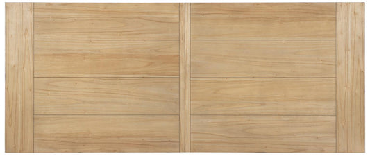XXX's And OOO's - Trestle Dining Table - Two Tone