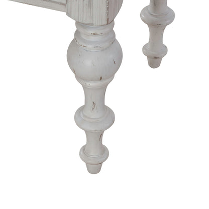 River Place - End Table - Riverstone White & Tobacco