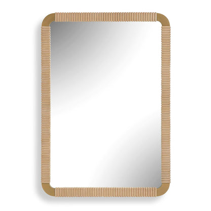 Heinrich - Wood Mirror - Brass / Gold / Woodtone