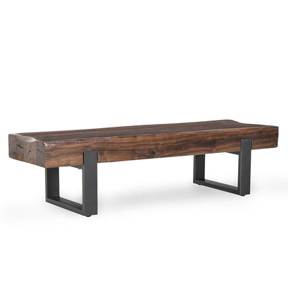 Duarte - Solid Wood Bench - Reclaimed Brown