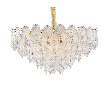 Michael Amini Lighting - Orlisse 18-Light Acrylic Chandelier - Gold