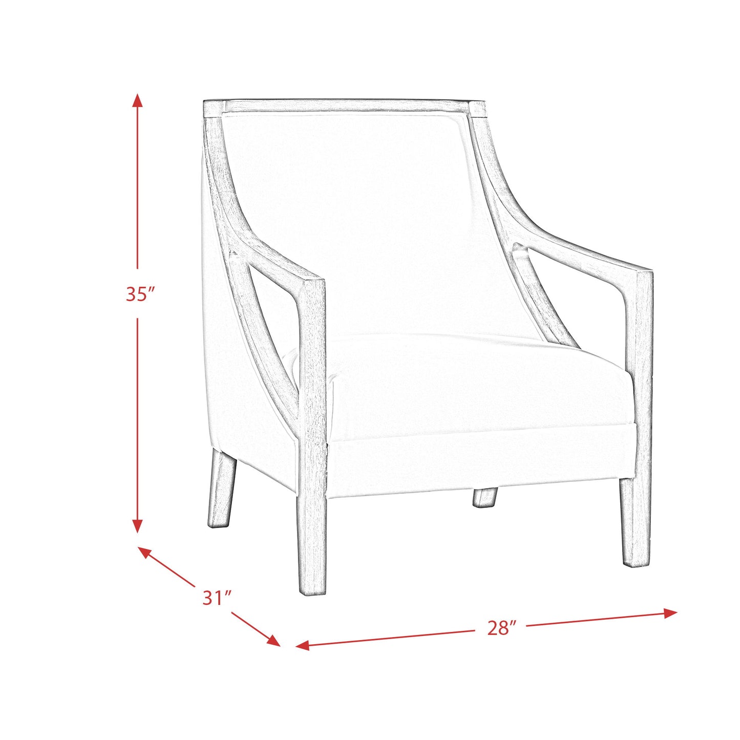 Hopkins - Chair With Brown Arm