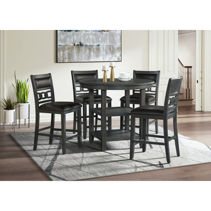 Amherst - Counter Side Chair With Fabric Cushion (Set of 2) - Gray Finish